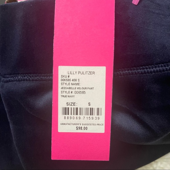 Lilly Pulitzer Jessabelle Velour Pant - Picture 3 of 4
